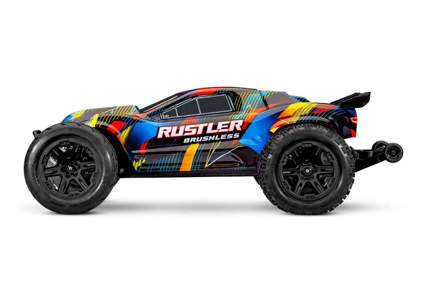 1/10 Rustler 2WD VXL3s Brushless (Requires battery & charger): Yellow