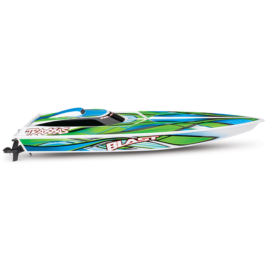 Traxxas Blast RTR Boat with Battery & Charger: Green/Blue (38104-8-Grn)