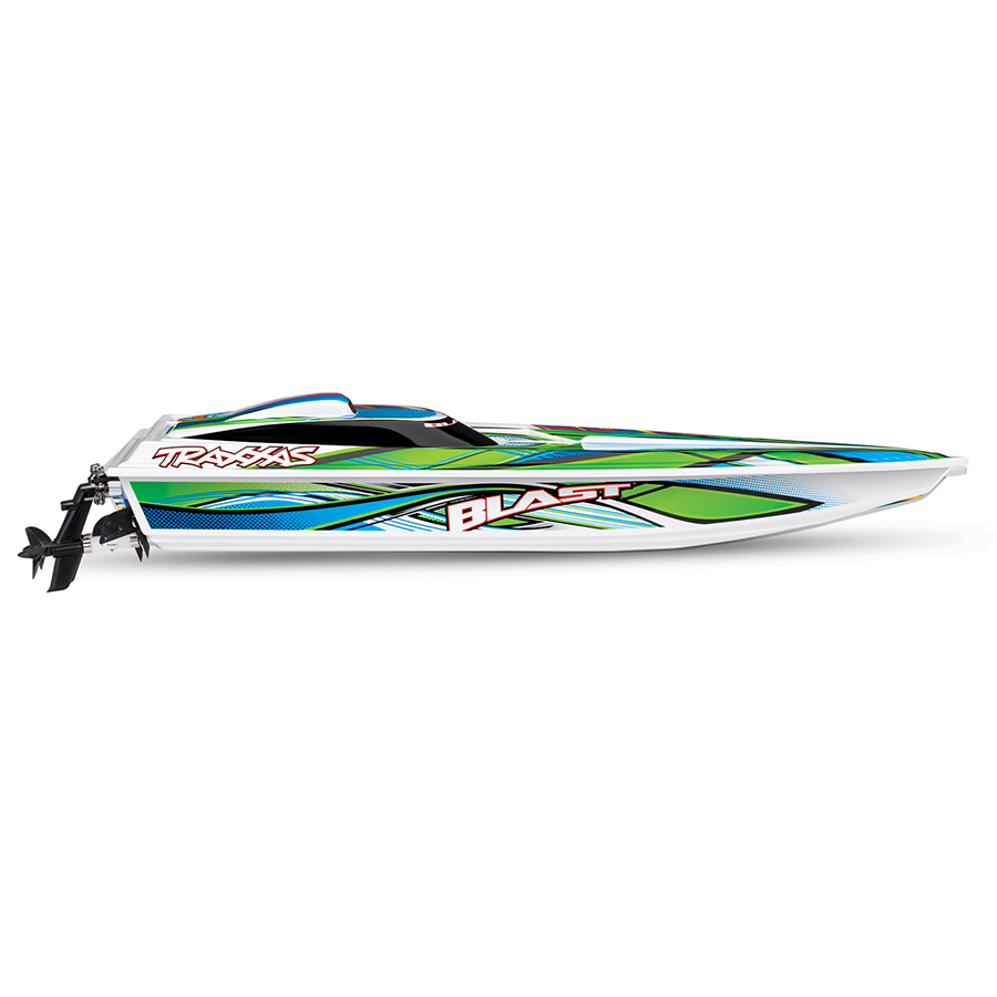 Traxxas Blast RTR Boat with Battery & Charger: Green/Blue (38104-8-Grn)