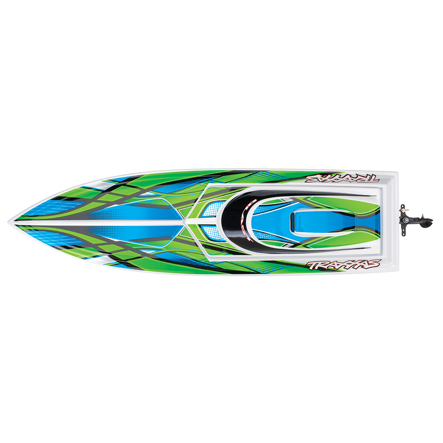 Traxxas Blast RTR Boat with Battery & Charger: Green/Blue (38104-8-Grn)