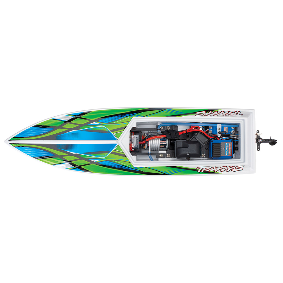 Traxxas Blast RTR Boat with Battery & Charger: Green/Blue (38104-8-Grn)