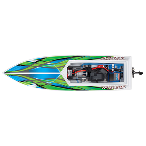 Blast RTR Boat w/Battery & Charger: Green/Blue