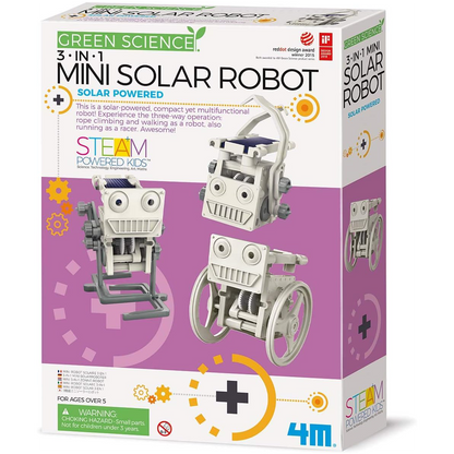 3-in-1 Mini Solar Robot