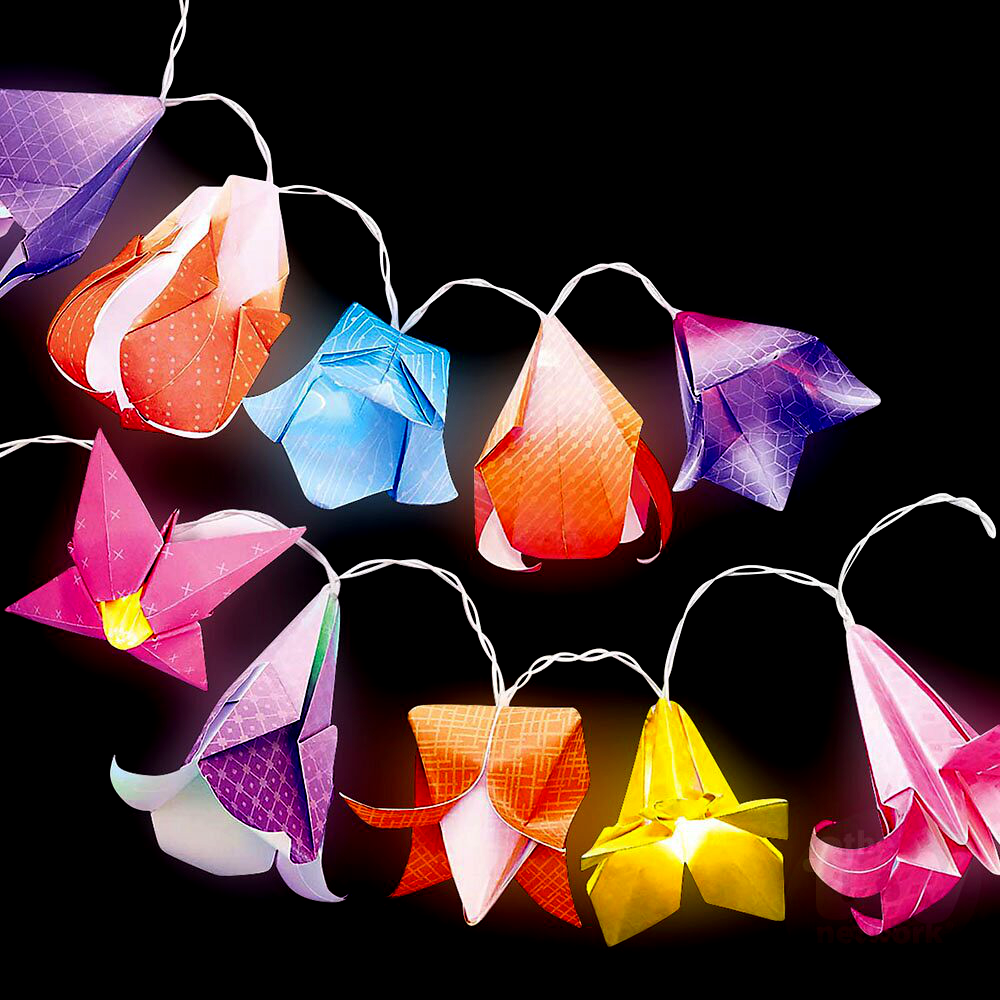 Origami Flower Lights