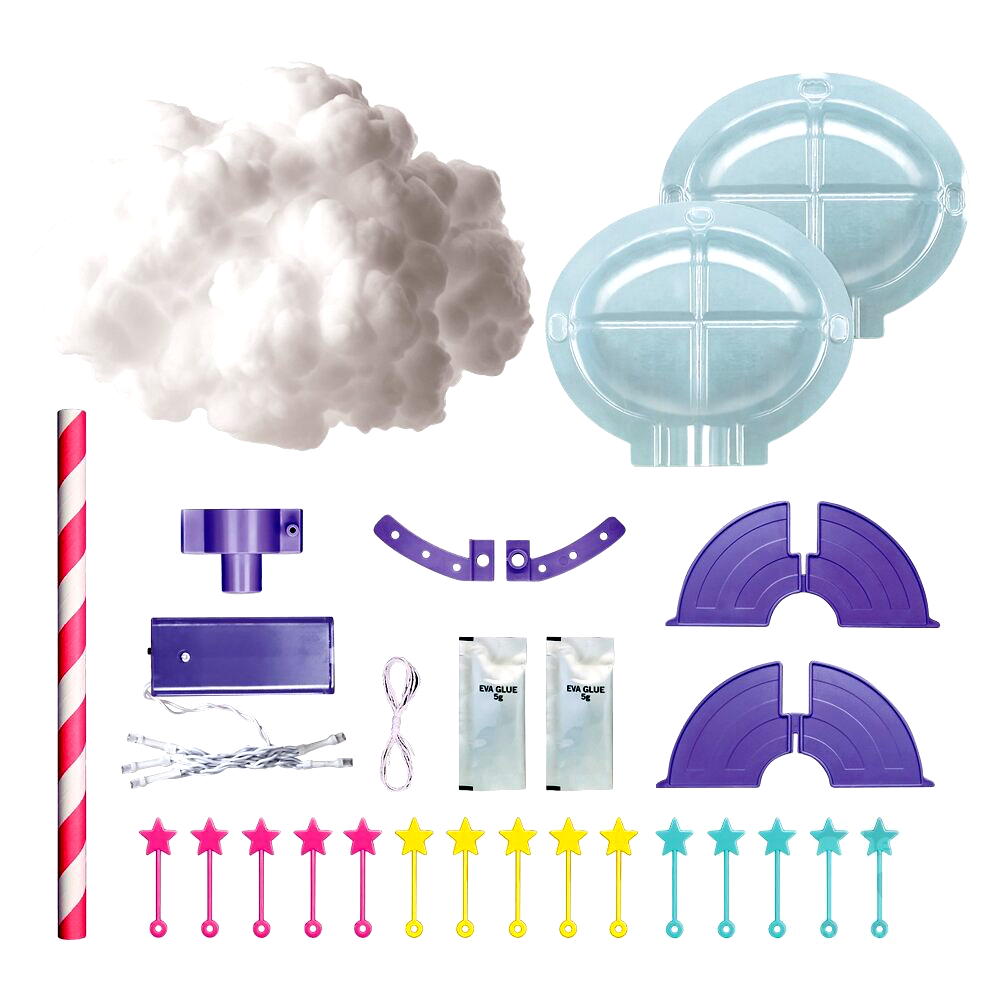 Make your own Fluffy Cloud light