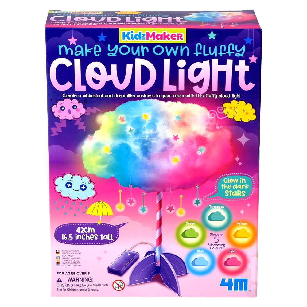 Make your own Fluffy Cloud light