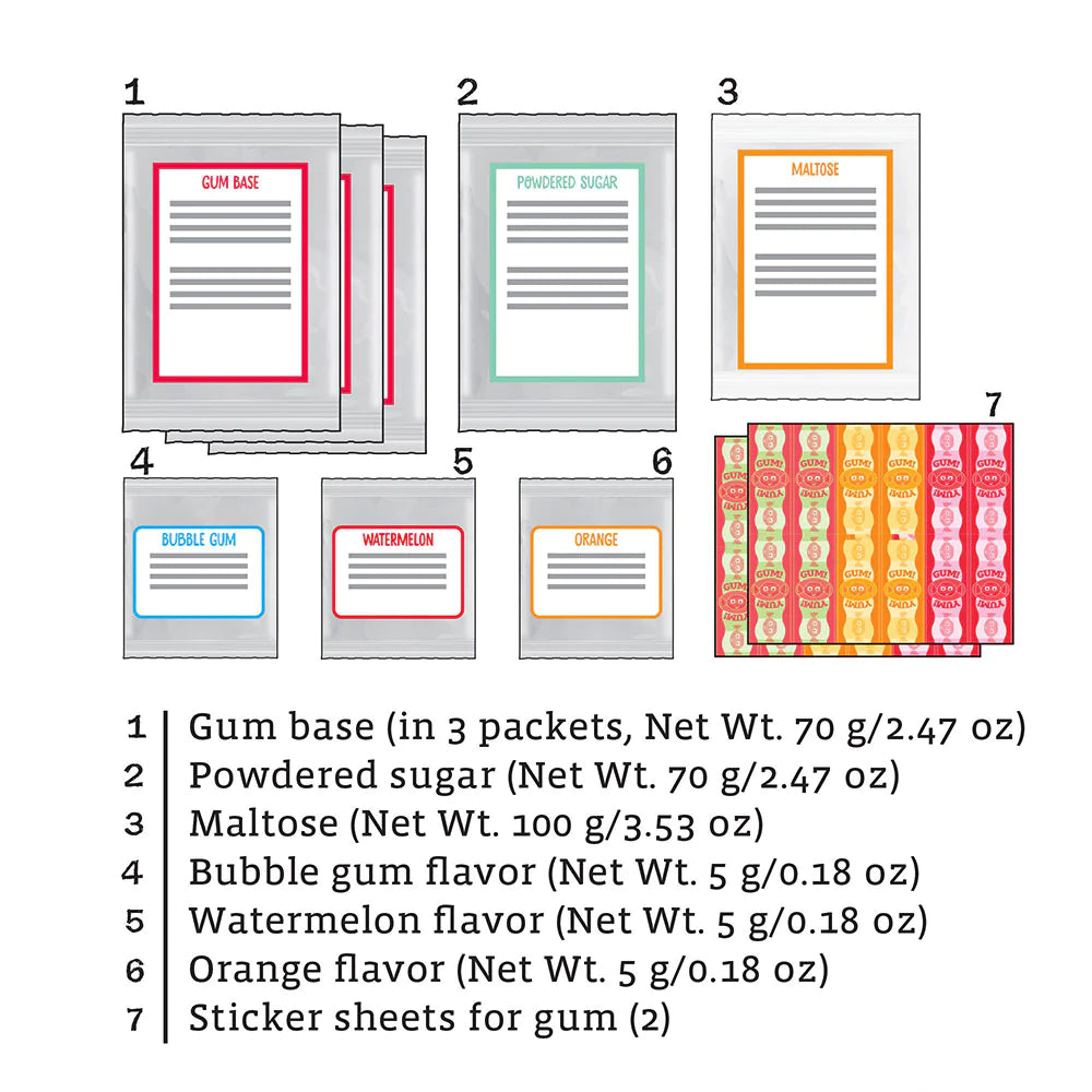 Super Duper Bubble Gum Lab STEM Experiment Kit