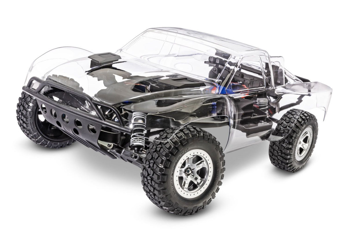 1/10 Slash, 2WD, Unassembled Kit w/Clear Body:  (Requires battery & charger)