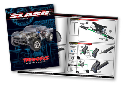 1/10 Slash, 2WD, Unassembled Kit w/Clear Body:  (Requires battery & charger)