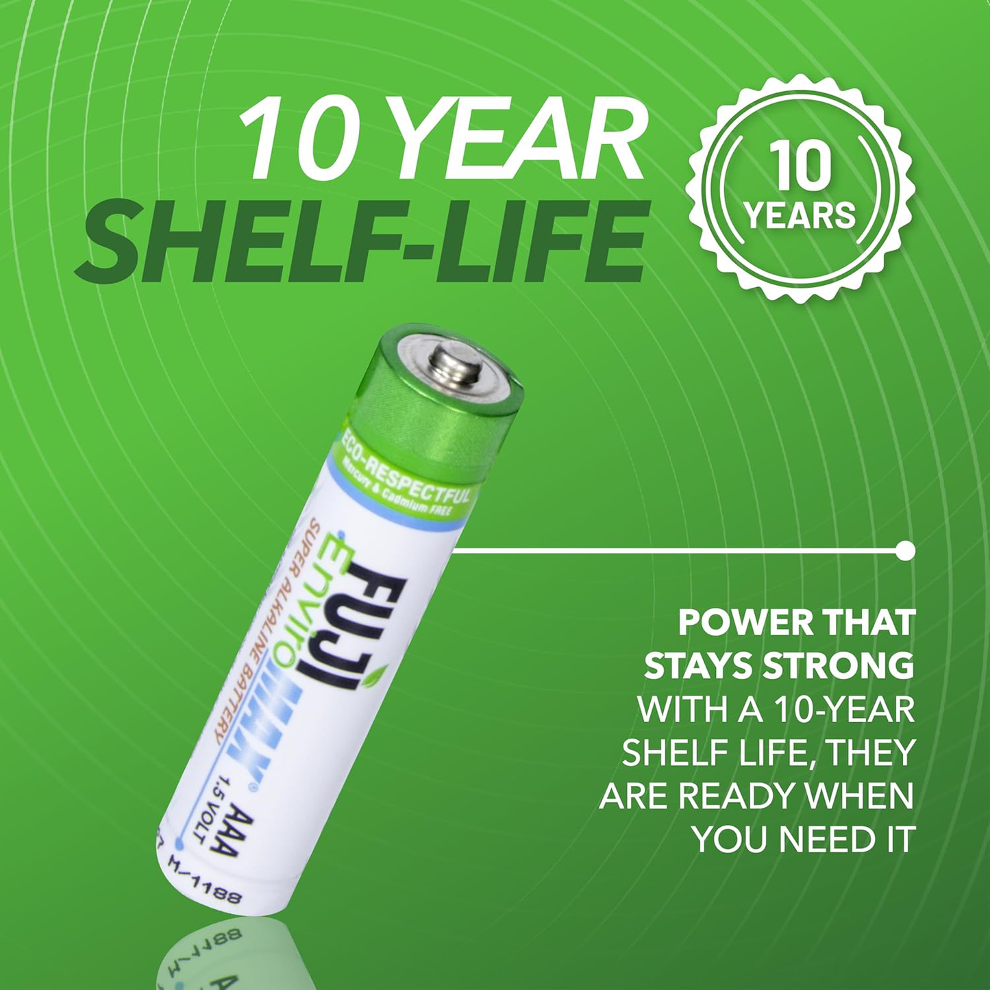 1 Cell Enviromax AAA Alkaline Battery (4)