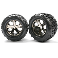 Talon Tire/ AllStar Blk Chrome Whls (2): Rear