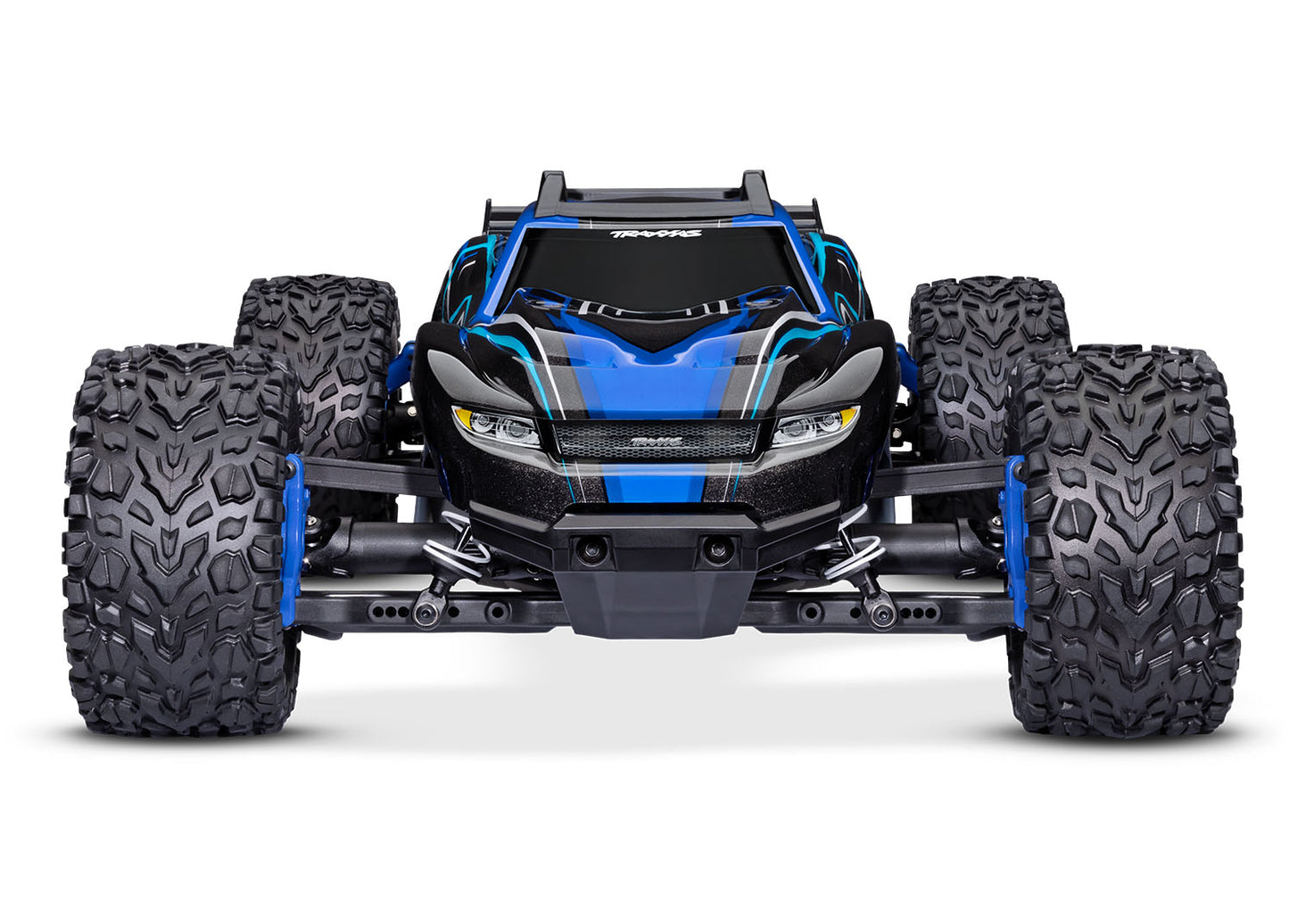1/10 Rustler 4x4, 4WD, BL-2s, RTR: Blue
