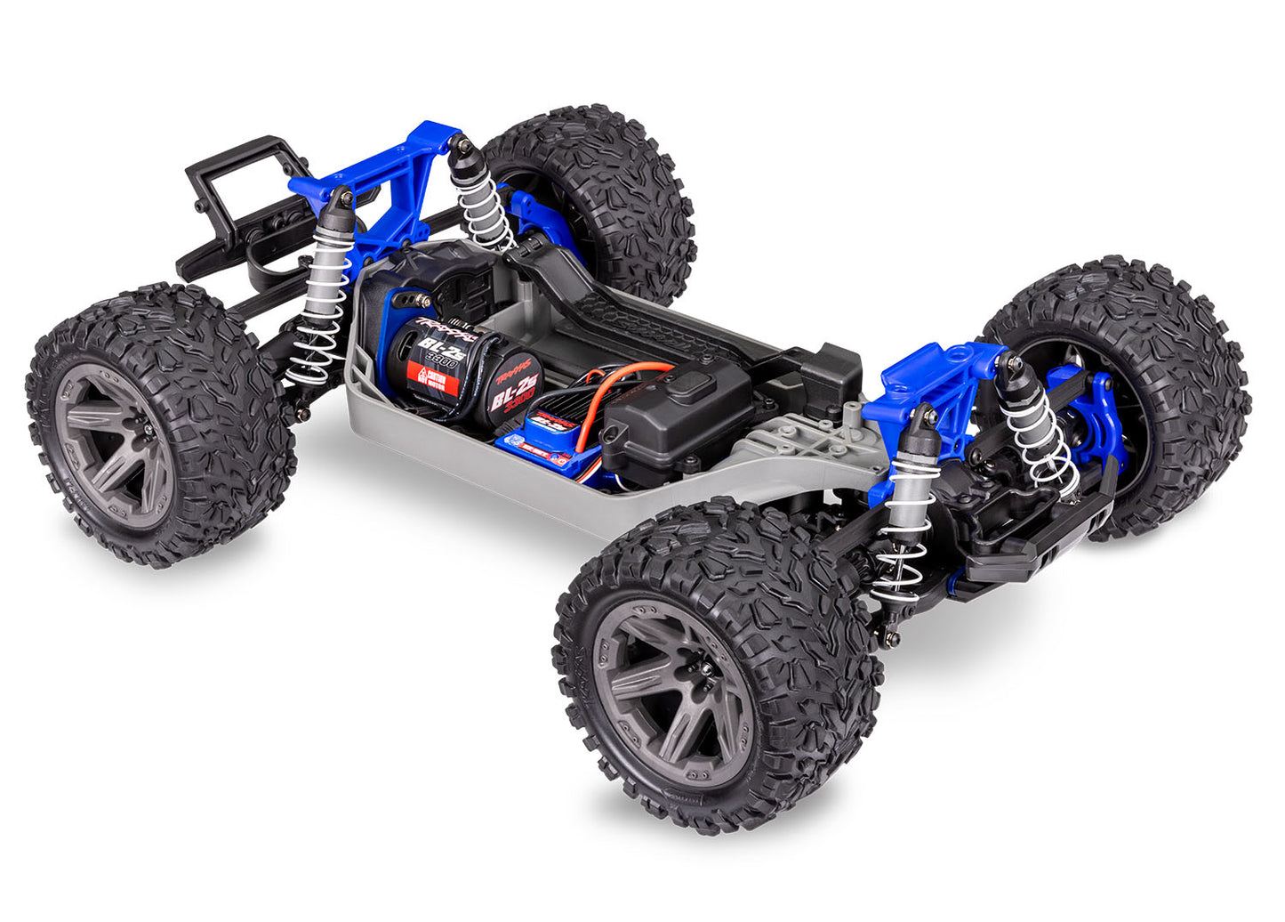 1/10 Rustler 4x4, 4WD, BL-2s, RTR: Blue