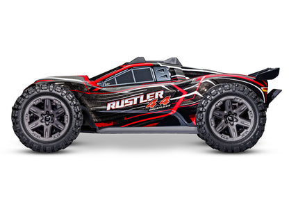 1/10 Rustler 4x4, 4WD, BL-2s, RTR: Red
