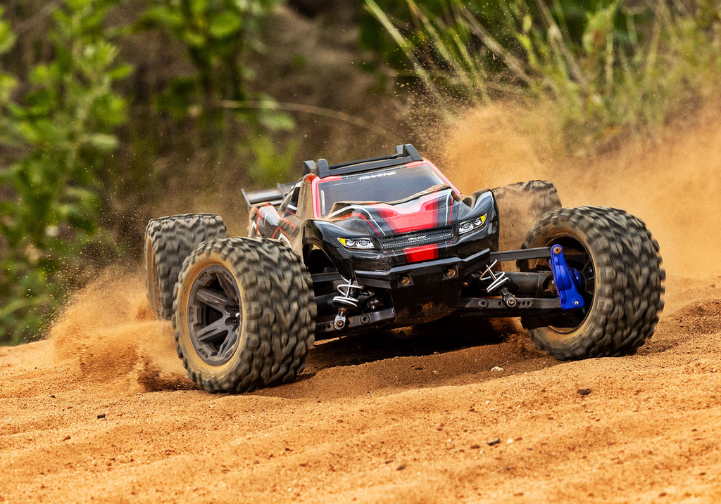 1/10 Rustler 4x4, 4WD, BL-2s, RTR: Red