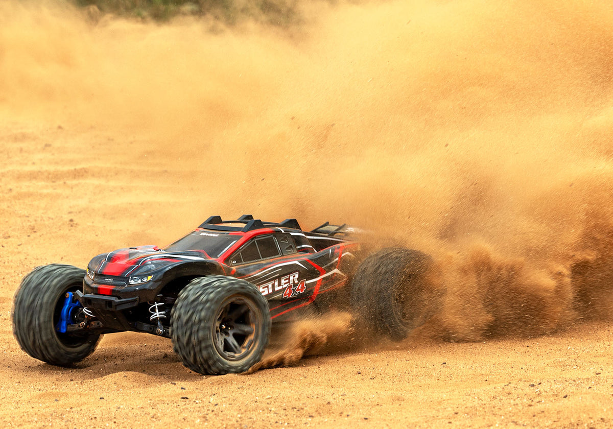 1/10 Rustler 4x4, 4WD, BL-2s, RTR: Red