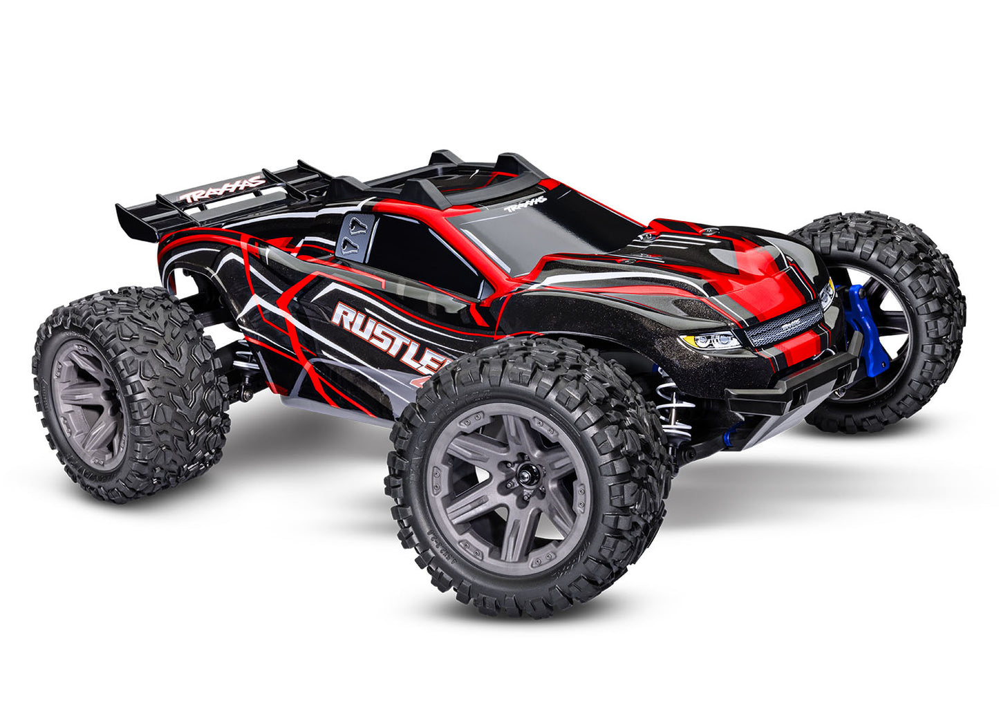 1/10 Rustler 4x4, 4WD, BL-2s, RTR: Red