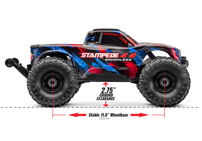 1/10 Stampede, 4WD, RTR, Monster Truck: Green