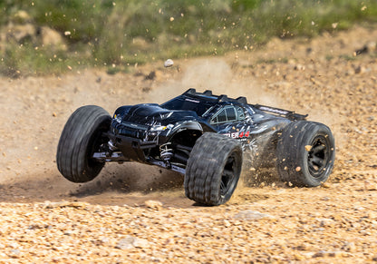 1/10 Rustler, 4WD, VXL (Requires battery & charger): Black