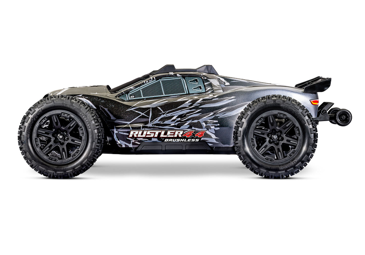 1/10 Rustler, 4WD, VXL (Requires battery & charger): Black