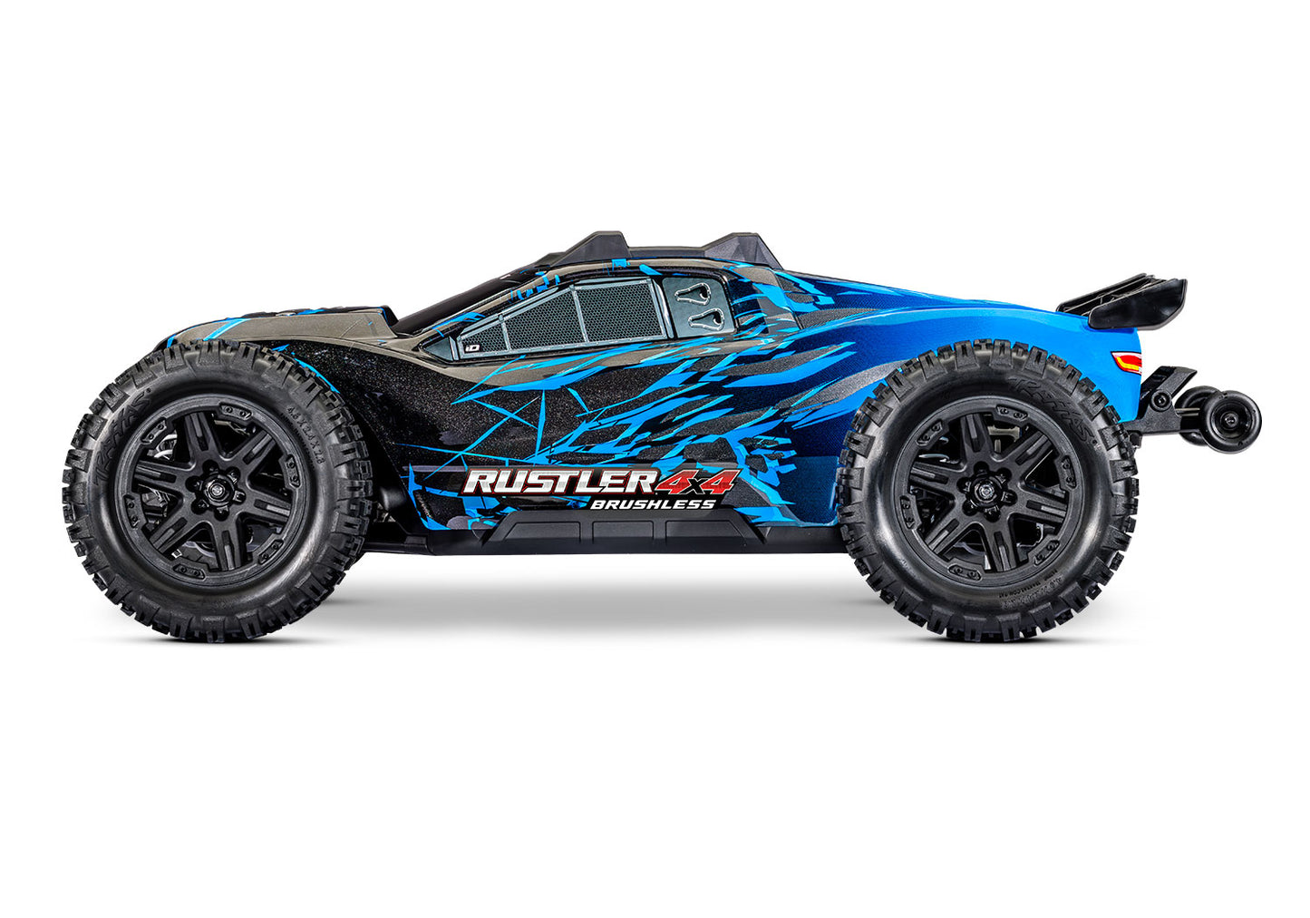 1/10 Rustler, 4WD, VXL (Requires battery & charger): Blue