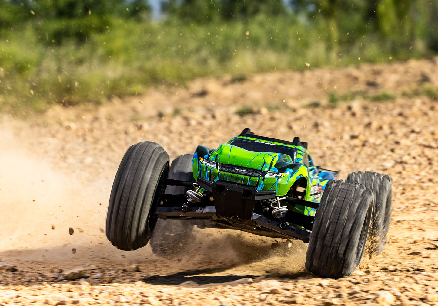 1/10 Rustler, 4WD, VXL (Requires battery & charger): Green