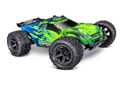 1/10 Rustler, 4WD, VXL (Requires battery & charger): Green