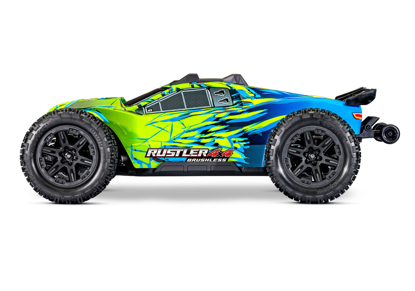 1/10 Rustler, 4WD, VXL (Requires battery & charger): Green