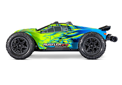 1/10 Rustler, 4WD, VXL (Requires battery & charger): Green