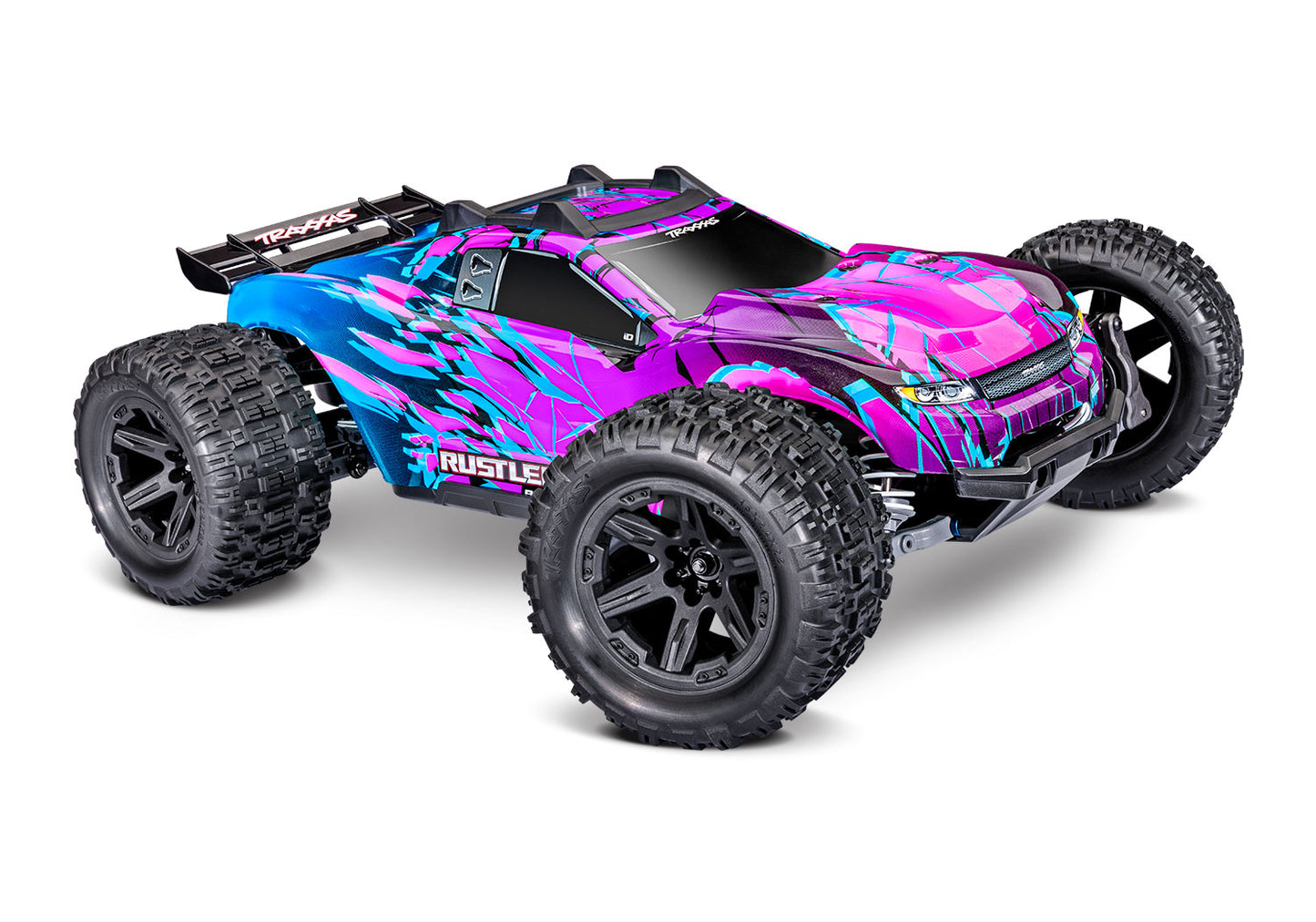 1/10 Rustler, 4WD, VXL (Requires battery & charger): Purple
