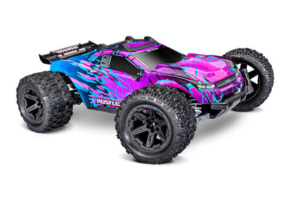 1/10 Rustler, 4WD, VXL (Requires battery & charger): Purple