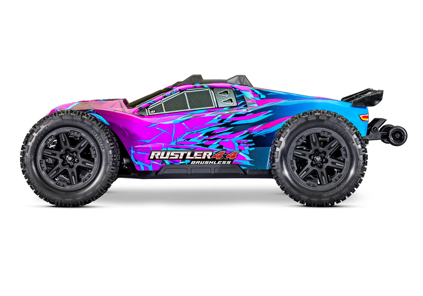 1/10 Rustler, 4WD, VXL (Requires battery & charger): Purple