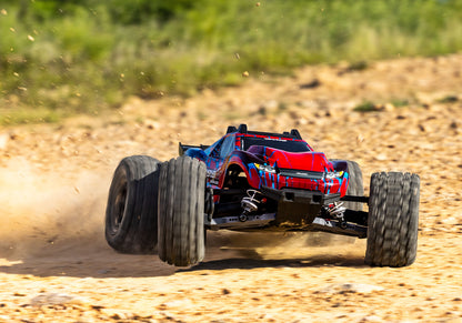 1/10 Rustler, 4WD, VXL (Requires battery & charger): Red