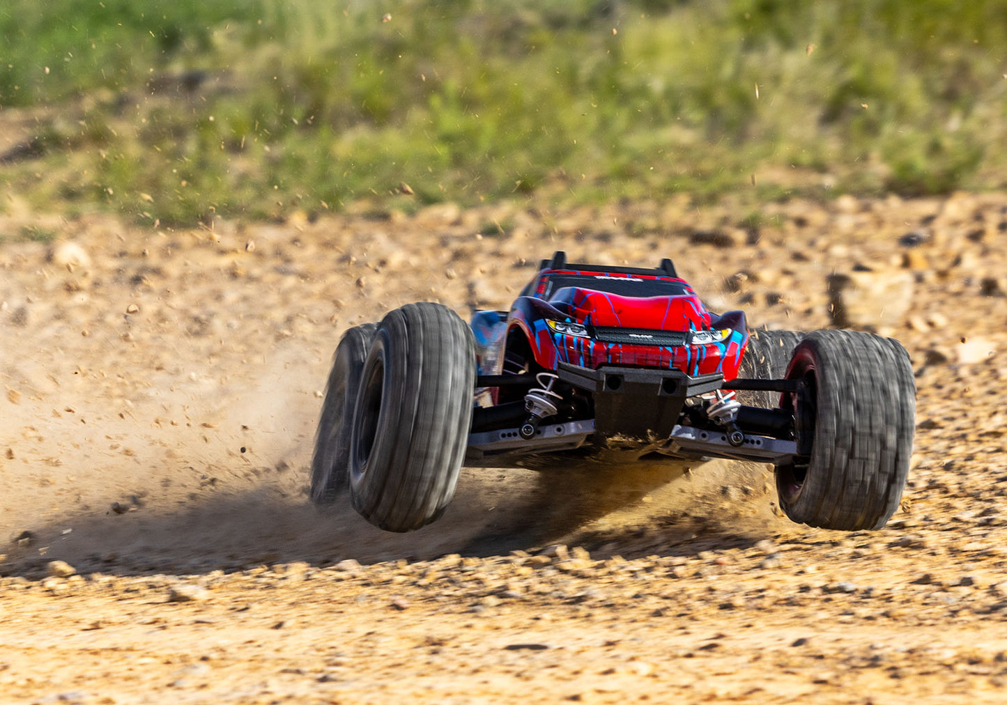 1/10 Rustler, 4WD, VXL (Requires battery & charger): Red