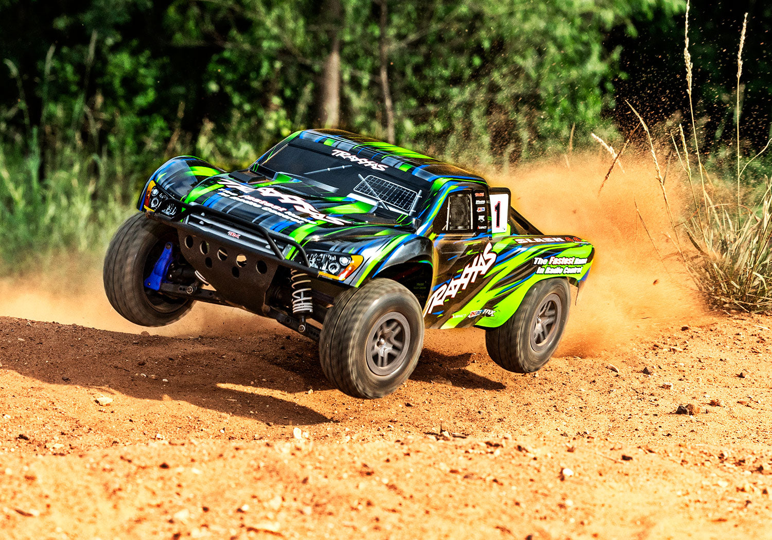 1/10 Slash 4x4, Brushless, SCT, RTR: Green – Atlanta Hobby