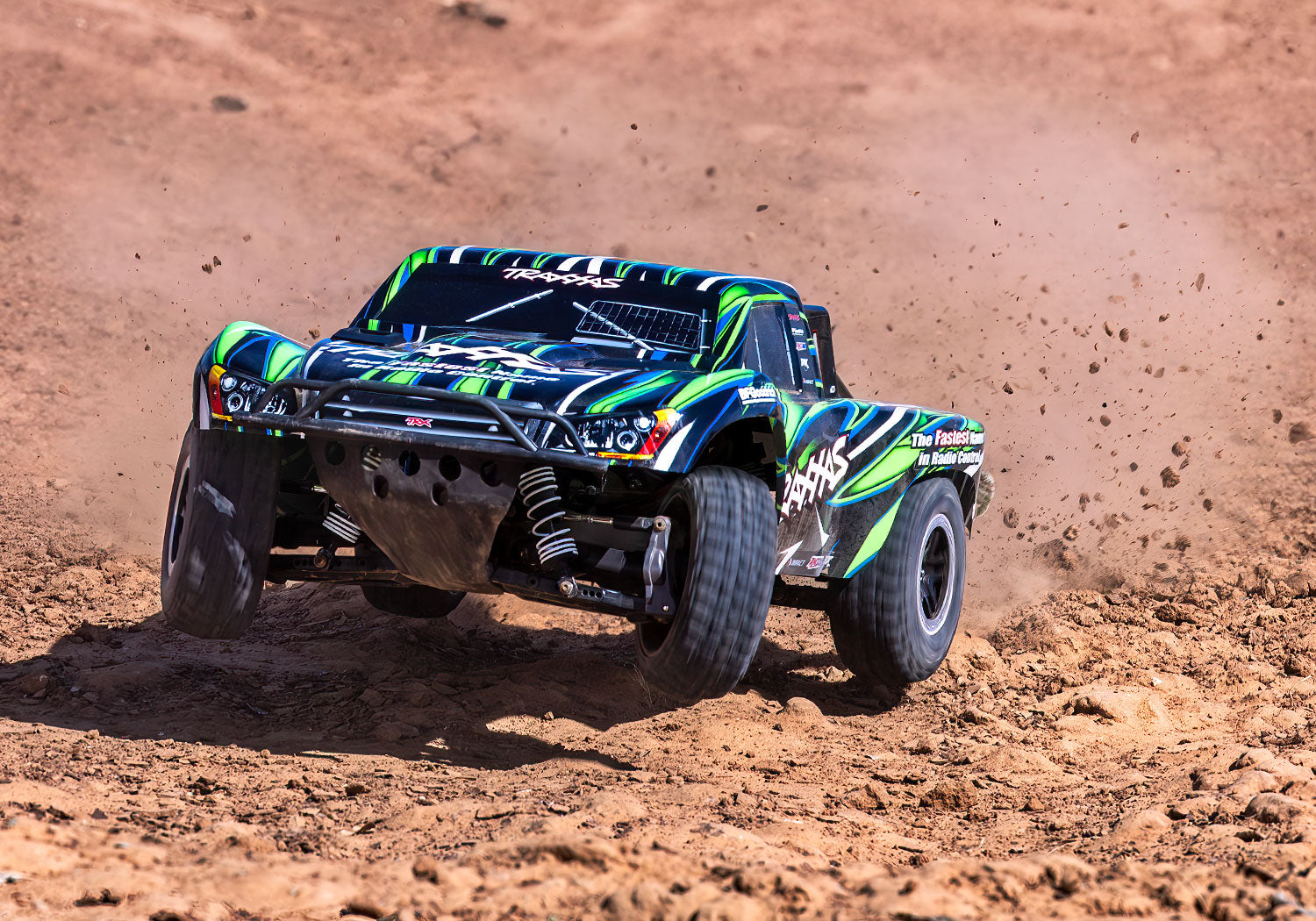 1/10 Slash 4x4 VXL HD, Brushless, SCT, RTR: Green – Atlanta Hobby