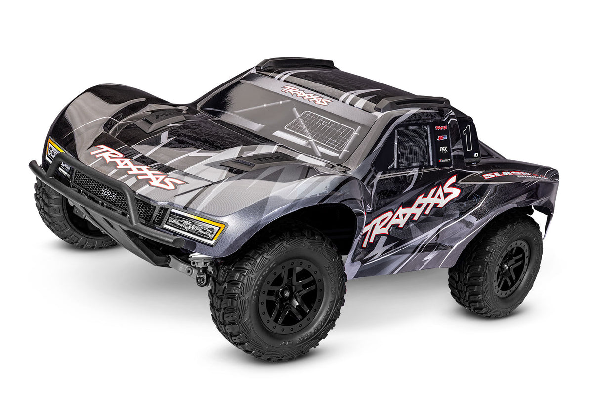 Traxxas 1/10 Slash 4x4, Brushless, SCT, RTR: Black (68454-4-Blk)