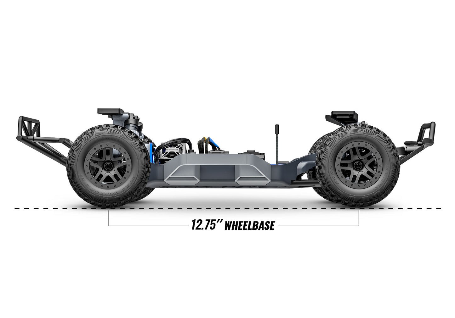 1/10 Slash 4x4, Brushless, SCT, RTR: Black