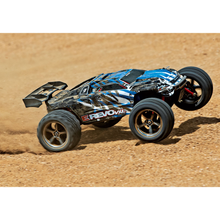 Load image into Gallery viewer, 1/16 E-Revo VXL: 4X4 Brushless Monster Truck w/USB-C: Blue
