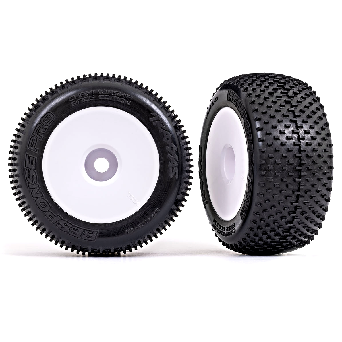 ResponseTires/ Wheels White Dish (2): F/R