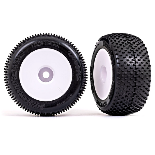 ResponseTires/ Wheels White Dish (2): F/R