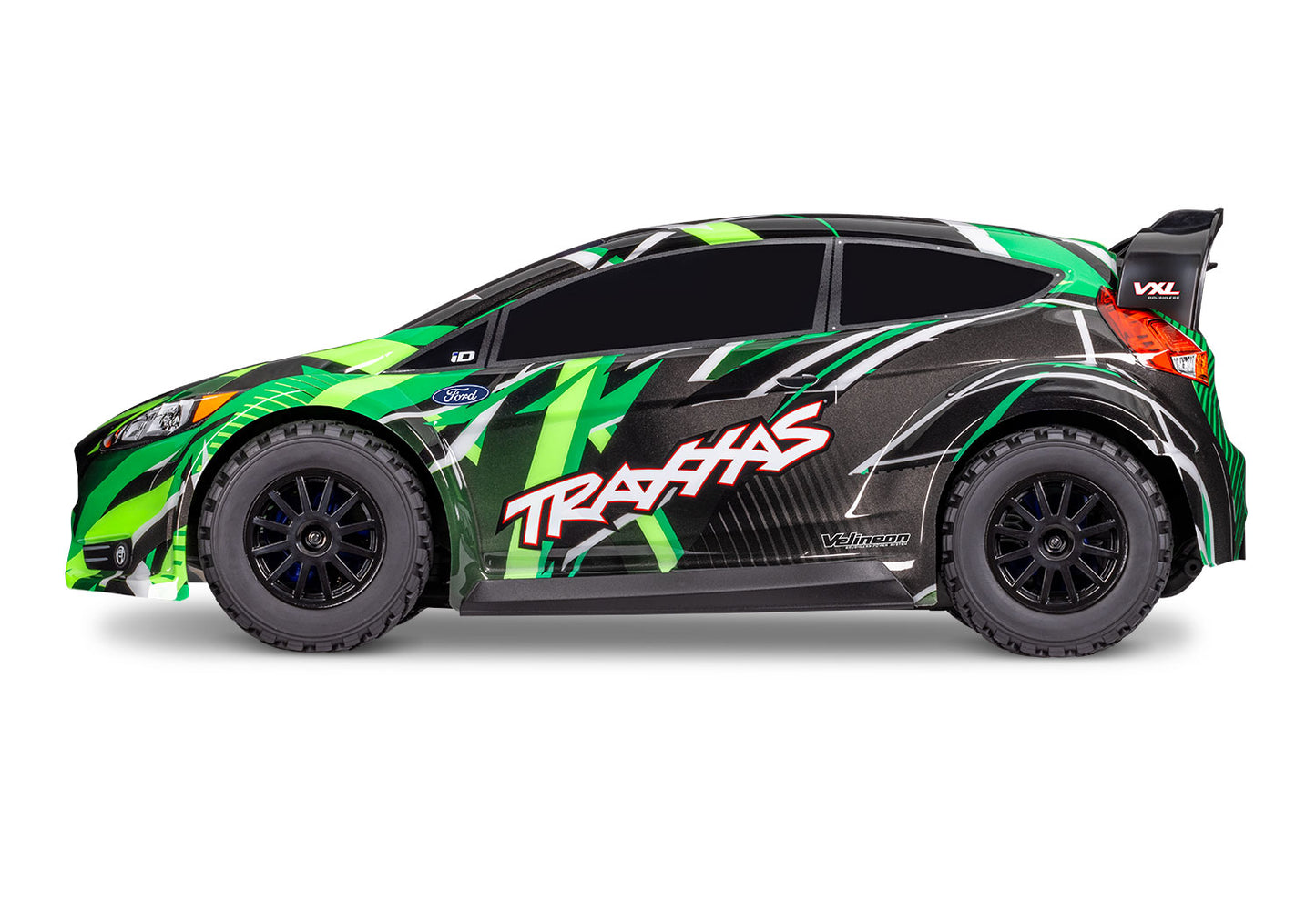 1/10 Fiesta ST Rally 3s VXL Brushless: AWD Rally Car Green