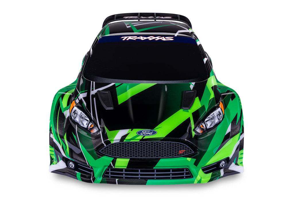 1/10 Fiesta ST Rally 3s VXL Brushless: AWD Rally Car Green