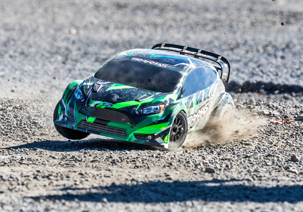 1/10 Fiesta ST Rally 3s VXL Brushless: AWD Rally Car Green