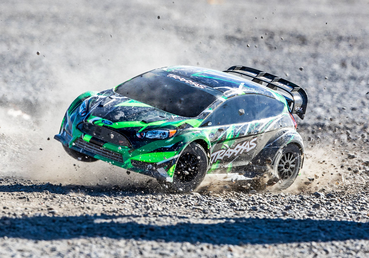 1/10 Fiesta ST Rally 3s VXL Brushless: AWD Rally Car Green