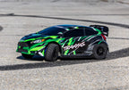 1/10 Fiesta ST Rally 3s VXL Brushless: AWD Rally Car Green