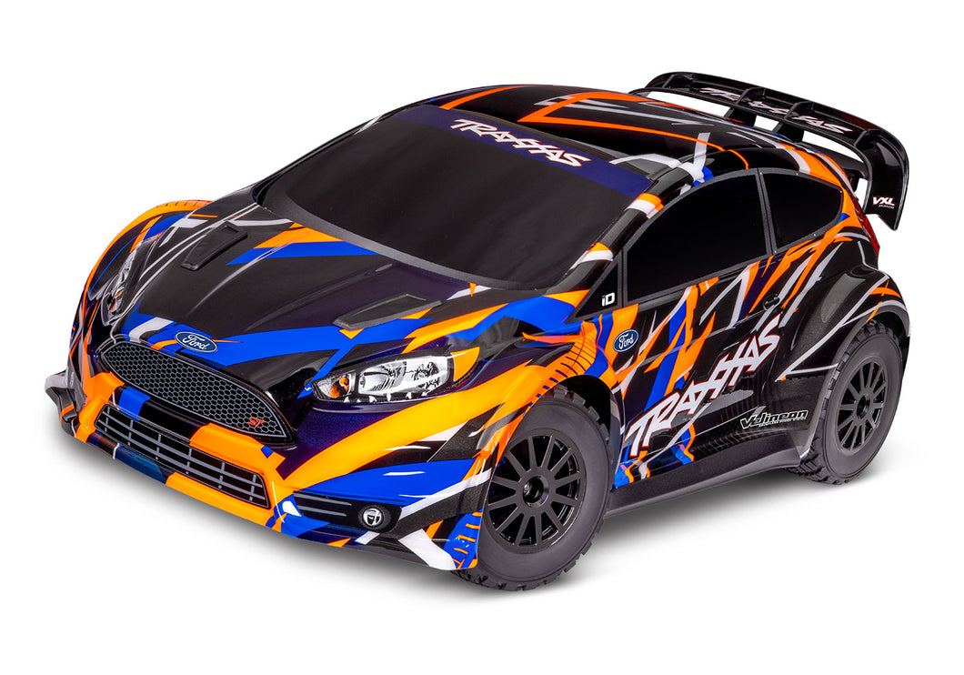 1/10 Fiesta ST Rally 3s VXL Brushless: AWD Rally Car Orange