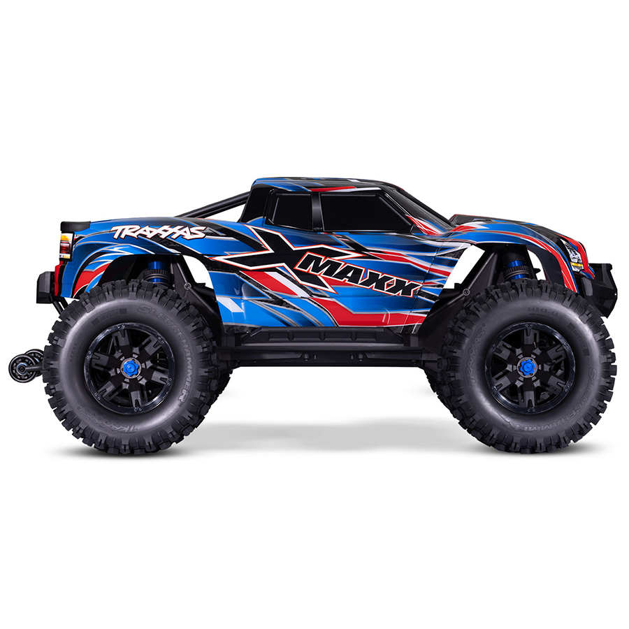 Traxxas 1/6 X-Maxx, 4WD, 8S Belted (Requires Battery & charger): Blue (77096-4-Blue)