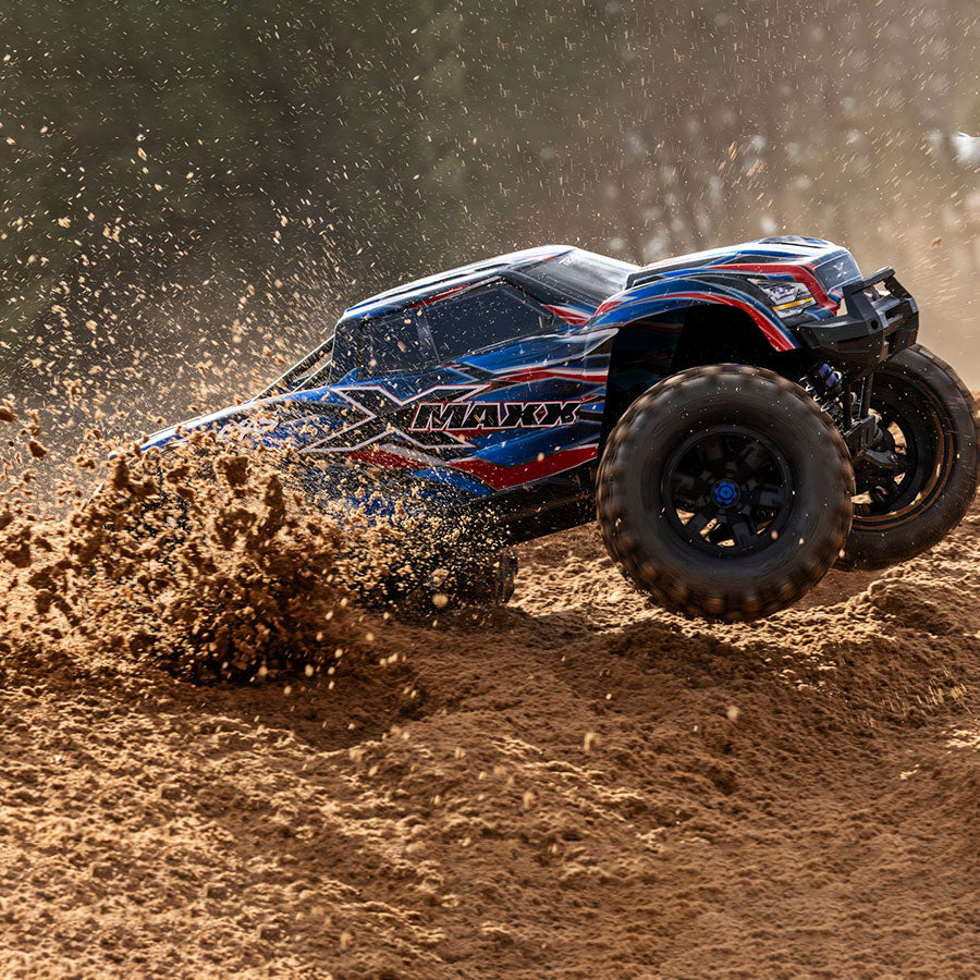 Traxxas 1/6 X-Maxx, 4WD, 8S Belted (Requires Battery & charger): Blue (77096-4-Blue)