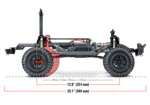 1/10 TRX-4 Defender, 4WD, RTD (Requires battery & charger): Black
